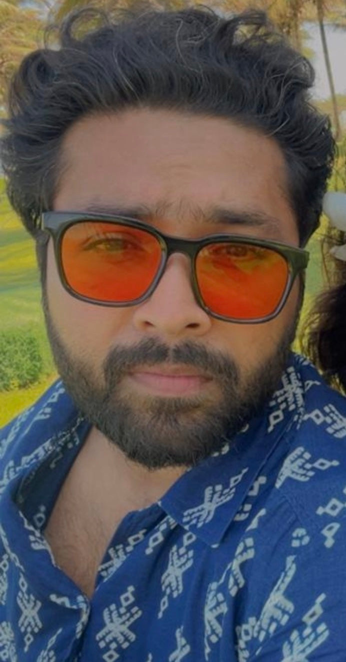 Vijay Bhaskar wearing Post Seven glasses